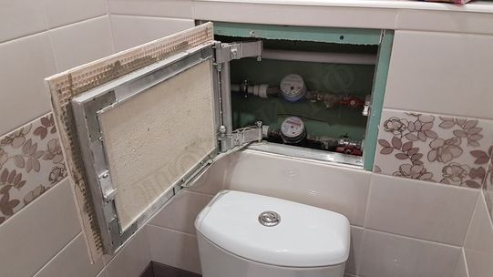 Люк под плитку Нажимной Секрет-Лайт 2 створки 800*700 Люк под плитку Нажимной Секрет-Лайт 2 створки 800*700