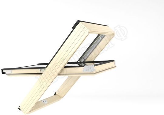 Мансардное окно Fakro FTS-V U4 Standart с двухкамерным стеклопакетом 660*980 Мансардное окно Fakro FTS-V U4 Standart с двухкамерным стеклопакетом 660*980