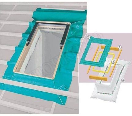 Комплект окладов XDK RU гидро-пароизоляционный с утеплением 660*980 Комплект окладов XDK RU гидро-пароизоляционный с утеплением 660*980