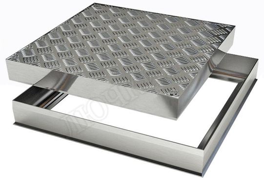 Напольный люк Технический съемный 54 мм 2 створки 850*1050 Напольный люк Технический съемный 54 мм 2 створки 850*1050