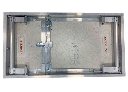 Люк под плитку Нажимной Секрет-Лайт 2 створки 800*700 Люк под плитку Нажимной Секрет-Лайт 2 створки 800*700