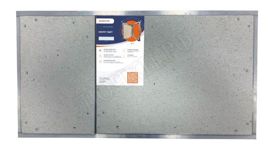 Люк под плитку Нажимной Секрет-Лайт 2 створки 800*700 Люк под плитку Нажимной Секрет-Лайт 2 створки 800*700