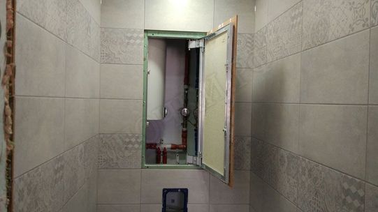 Люк под плитку Нажимной Секрет-Лайт 2 створки 800*700 Люк под плитку Нажимной Секрет-Лайт 2 створки 800*700