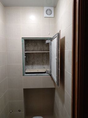 Люк под плитку Нажимной Секрет-Лайт 2 створки 800*700 Люк под плитку Нажимной Секрет-Лайт 2 створки 800*700