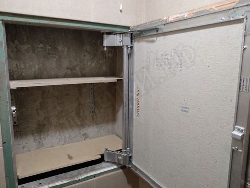 Люк под плитку Нажимной Секрет-Лайт 2 створки 800*700 Люк под плитку Нажимной Секрет-Лайт 2 створки 800*700