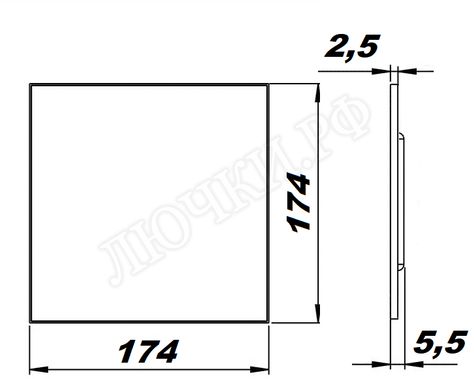 Вытяжной вентилятор airRoxy DTS, белый глянец, 01-160 Вытяжной вентилятор airRoxy DTS, белый глянец, 01-160