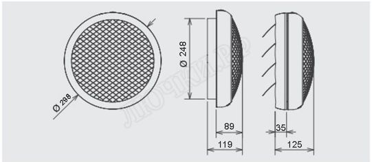 Вытяжной вентилятор HCM N 225N Вытяжной вентилятор HCM N 225N