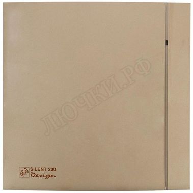 Вытяжной вентилятор SILENT-200 CZ CHAMPAGNE DESIGN-4C Вытяжной вентилятор SILENT-200 CZ CHAMPAGNE DESIGN-4C